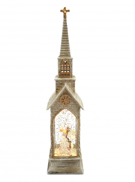 Decoratiune în formă de biserică, Înger, 23 cm [1]