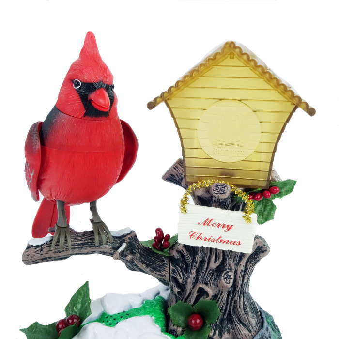Decoratiune pentru casa, model papagal cu casuta, 20 cm [3]