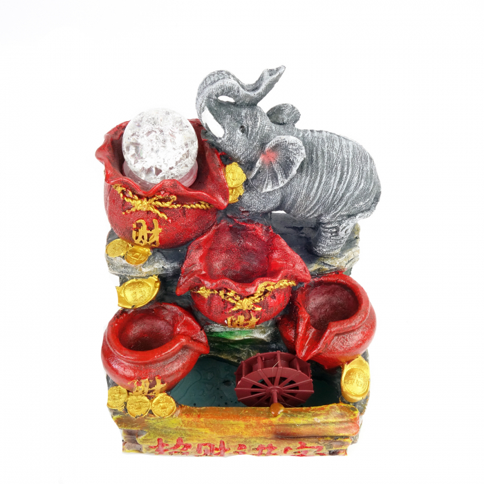 Fantana arteziana de interior, model elefant, 28 cm [1]
