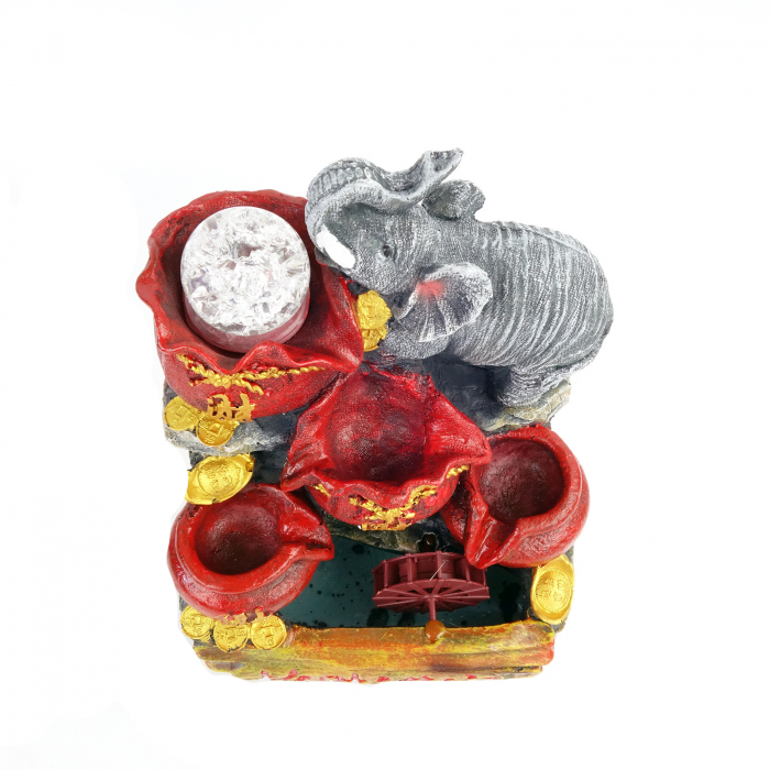 Fantana arteziana de interior, model elefant, 28 cm [2]