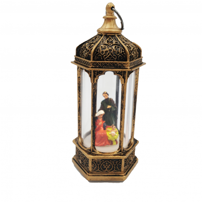 Felinar decorativ cu Nasterea Domnului, 12 cm [1]