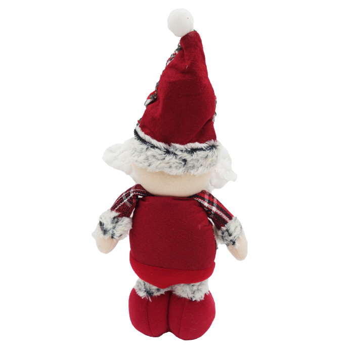 Figurina Moș Crăciun, din material textil, 40 cm [4]