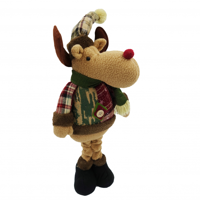 Figurina Ren, din material textil, 48 cm [5]
