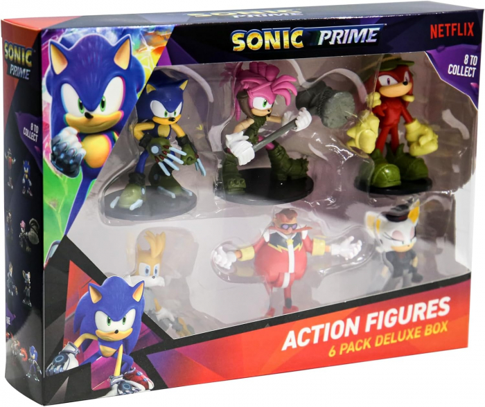 Figurine Sonic Prime – Set colecționabil articulat, 7,5 cm, 8 modele, livrare aleatorie [2]