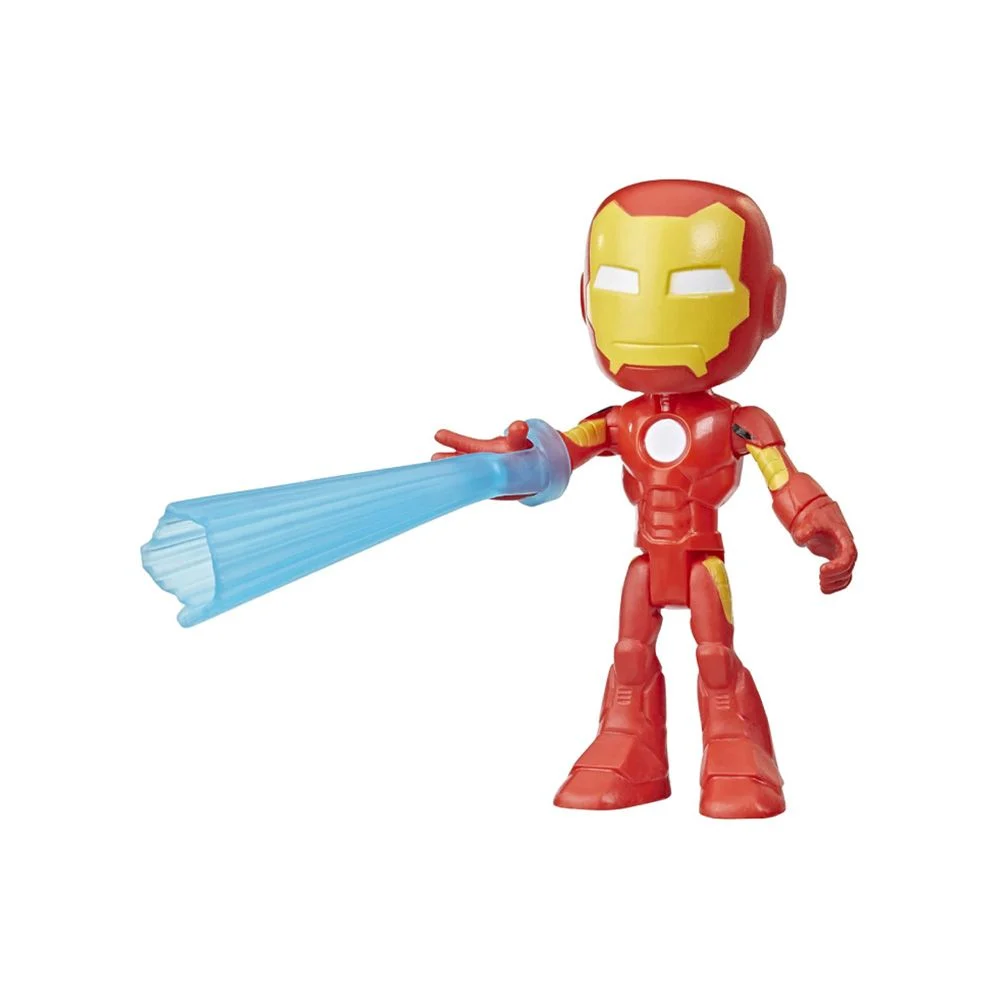 Figurina Spidey and His Amazing Friends – Iron Man Mini, energie repulsor, 13 cm [2]