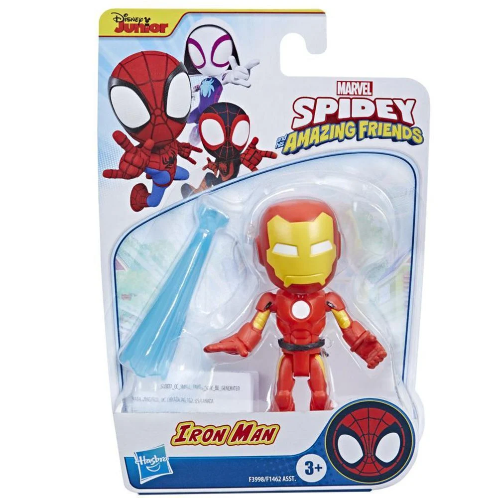 Figurina Spidey and His Amazing Friends – Iron Man Mini, energie repulsor, 13 cm [1]