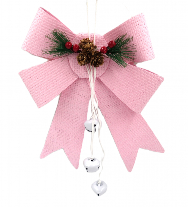 Fundiță decorativă roz, 25 cm [1]