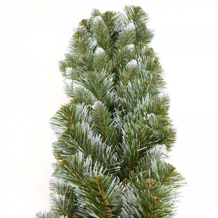 Ghirlanda Anna, verde cu varfuri albe, 260 cm [3]