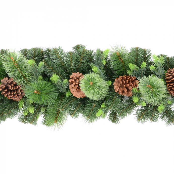 Ghirlanda Borys, verde, conuri, 260 cm [3]