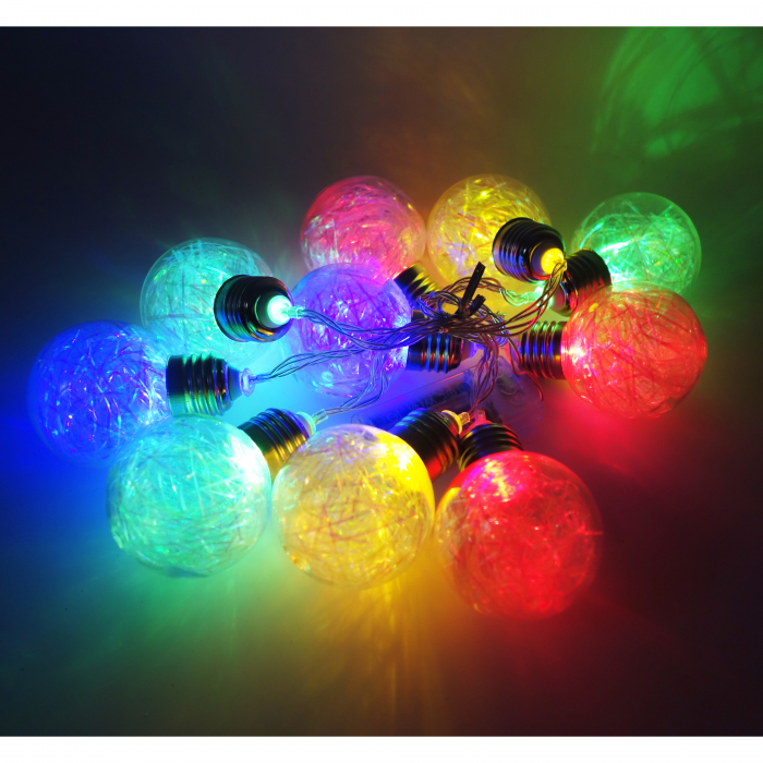Instalatie colorata, model globuri, 10 globuri [7]