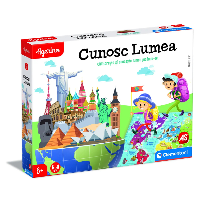 Joc educativ Clementoni Agerino, Cunosc Lumea, joc de aventură și explorare, 6 ani+ [7]