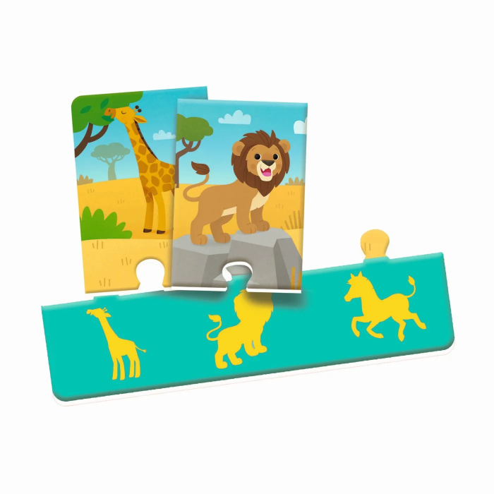 Joc Montessori Agerino Baby, Ce animal este?, animale și habitate, 32 de cărți, 6 ani+ [4]