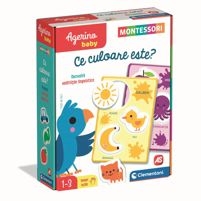 Joc Montessori Agerino Baby Clementoni, Recunoașterea Culorilor, 32 de cartonașe, 6 ani+ [6]