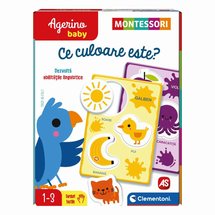 Joc Montessori Agerino Baby Clementoni, Recunoașterea Culorilor, 32 de cartonașe, 6 ani+ [3]