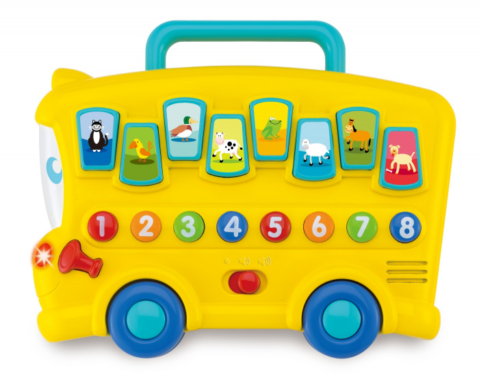Jucarie interactiva, autobuz prietenos, sunete, luminite [2]