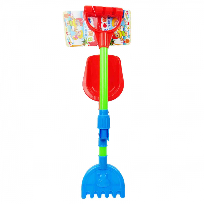 Lopatica si grebla, 2-in-1, pentru nisip, 44 cm [1]