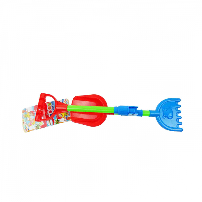 Lopatica si grebla, 2-in-1, pentru nisip, 44 cm [2]