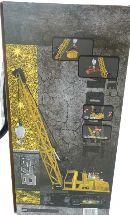 Macara cu telecomandă, 50 cm, rotire 360°, luminite și sunete [6]