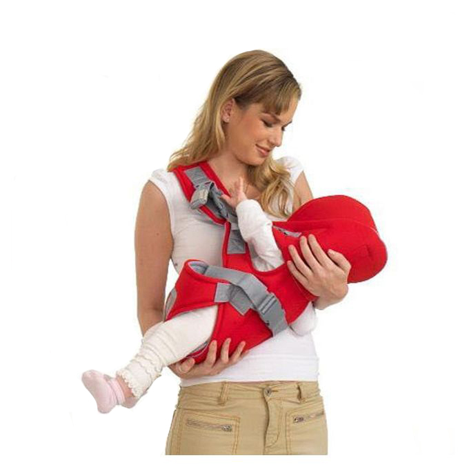 Marsupiu multifunctional, reglabil, cu suport pentru gat, 50 cm 3-12 luni, albastru [9]