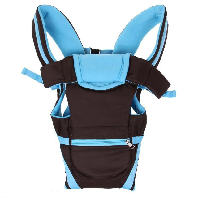 Marsupiu Willbaby pentru bebeluși, cu design ergonomic și ventilație 3D, albastru [2]