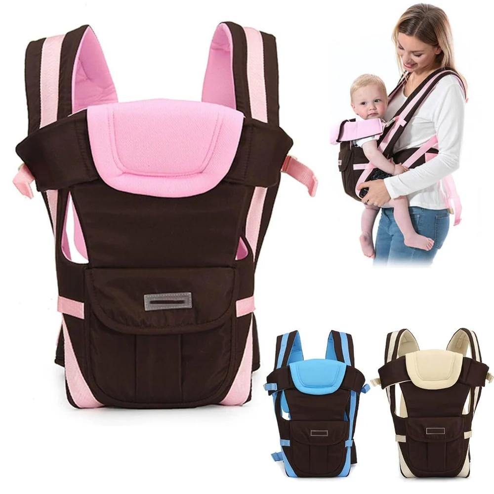 Marsupiu Willbaby pentru bebeluși, cu design ergonomic și ventilație 3D, roz [1]