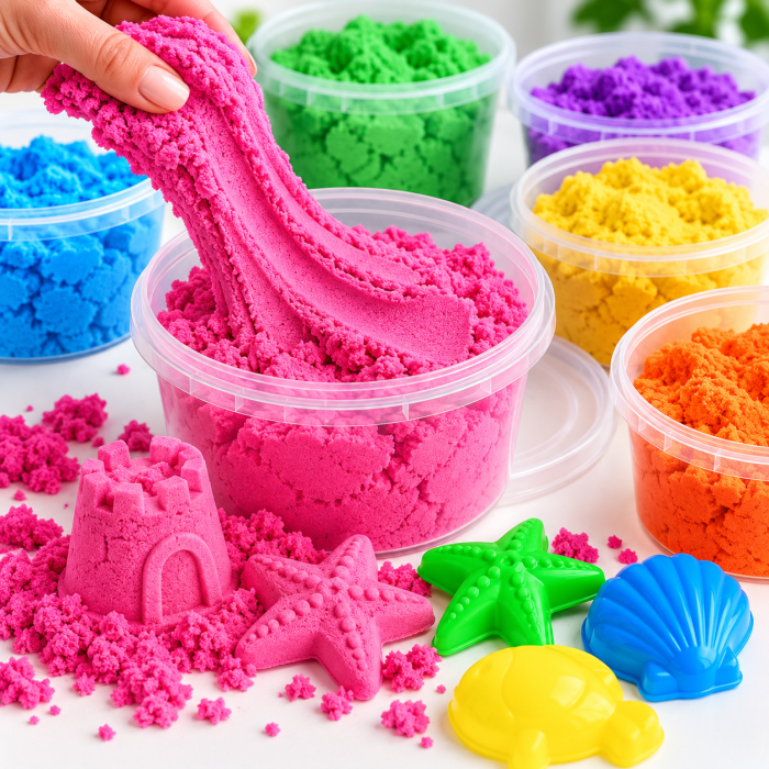 Nisip elastic 700 g – culori disponibile la alegere [3]