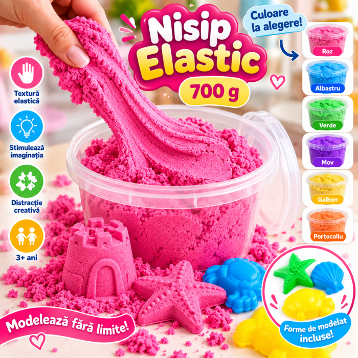 Nisip elastic 700 g – culori disponibile la alegere [5]