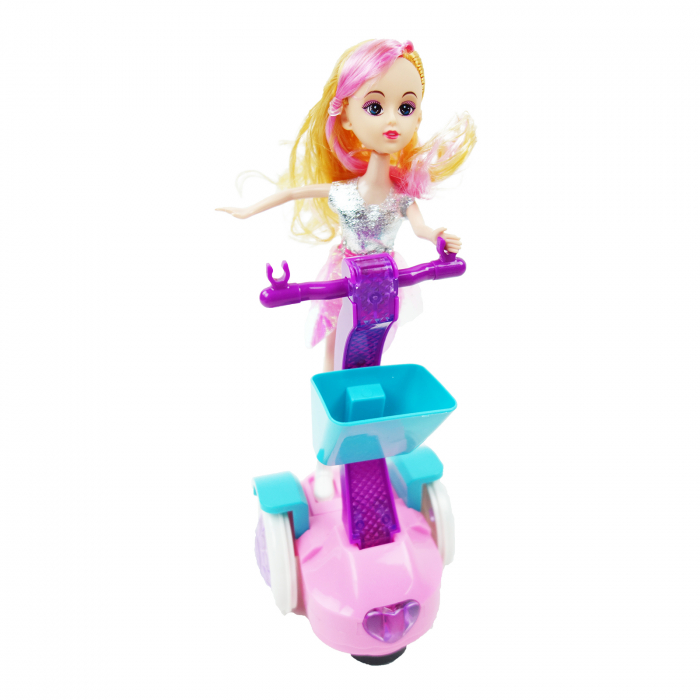 Papusa Barbie Balance, pe segway, cu sunete, luminite si dans, 29 cm [3]