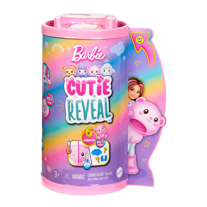Papusa Barbie, Chelsea Cutie Reveal, ursulet, 16 cm [1]