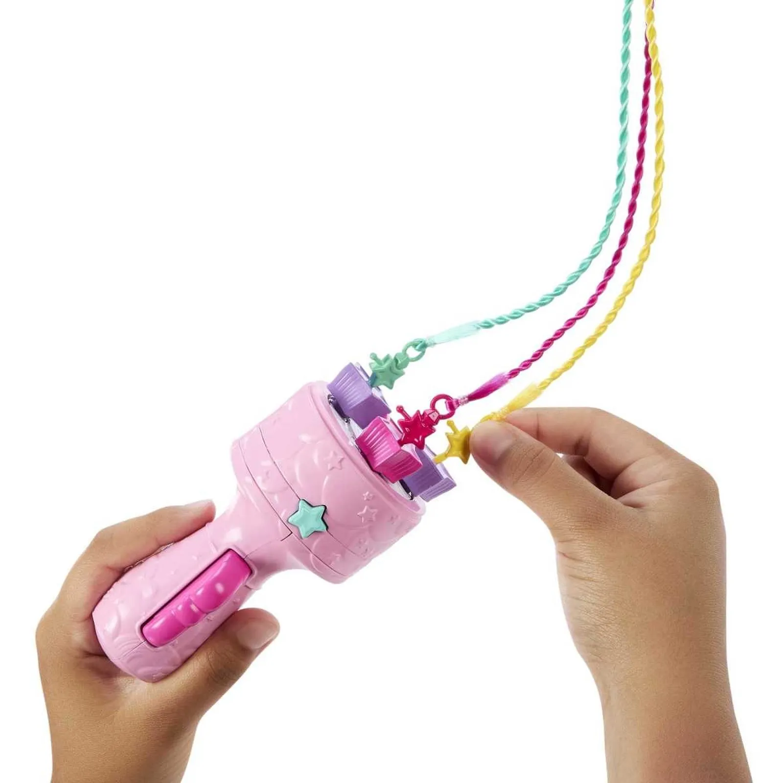 Papusa Barbie, Dreamtopia cu aparat de coafat,  32.5 cm [3]