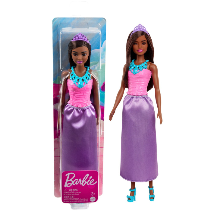 Papusa Barbie, printesa bruneta, 32.5 cm [3]