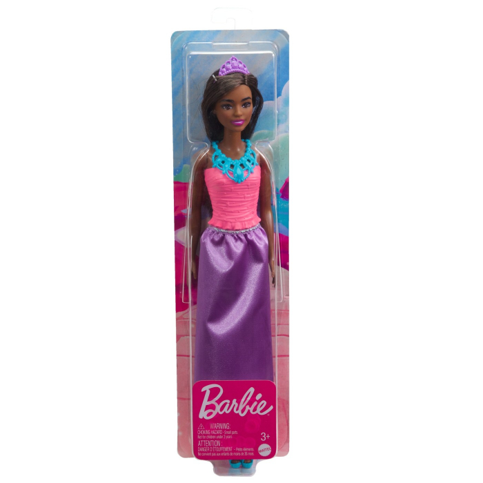 Papusa Barbie, printesa bruneta, 32.5 cm [5]
