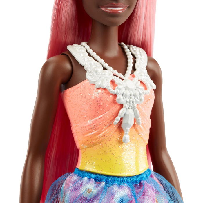 Papusa Barbie, printesa Dreamtopia, cu par corai [4]