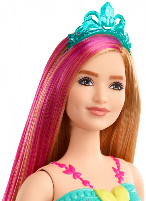 Papusa Barbie, printesa Dreamtopia, cu coronita roz [3]