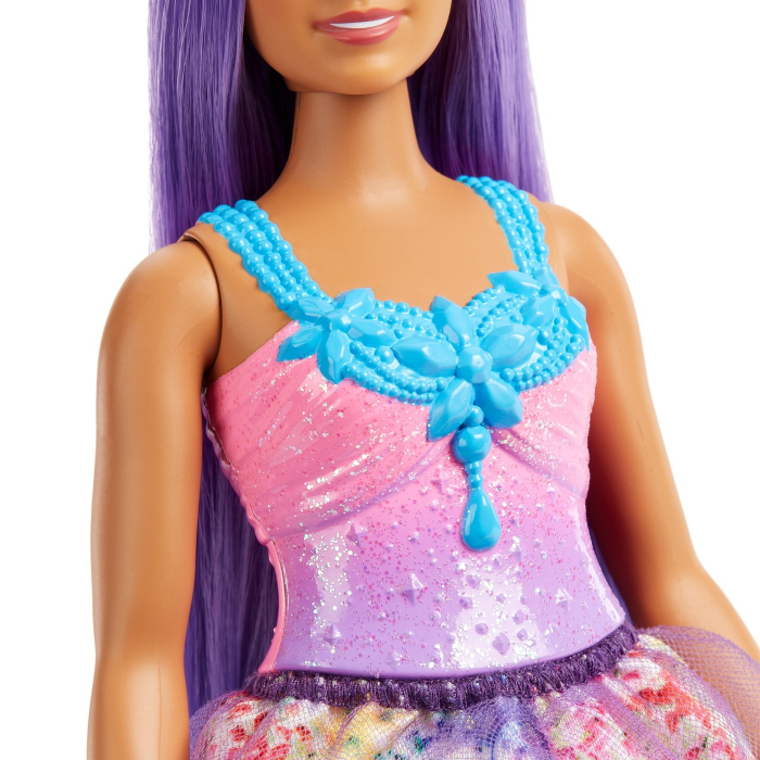 Papusa Barbie, printesa Dreamtopia, cu par mov [5]