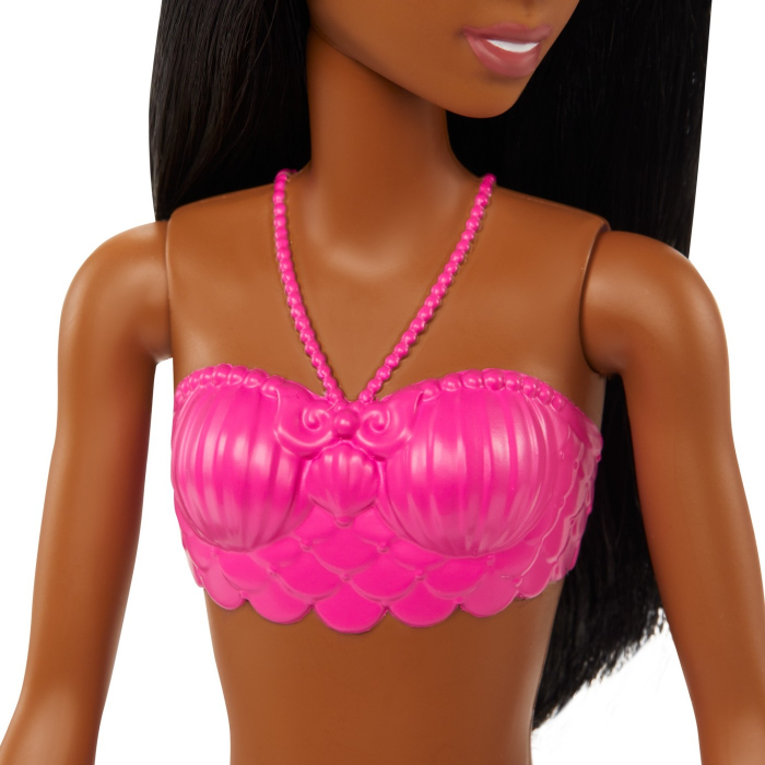 Papusa Barbie, sirena bruneta 32.5 cm [4]