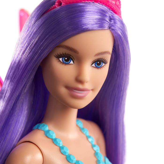 Papusa Barbie, zana cu par mov, 32.5 cm [4]