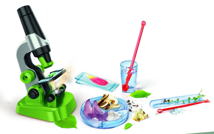 Primul Meu Microscop Clementoni, set educativ pentru copii, mărire 150x, 6 ani+ [2]
