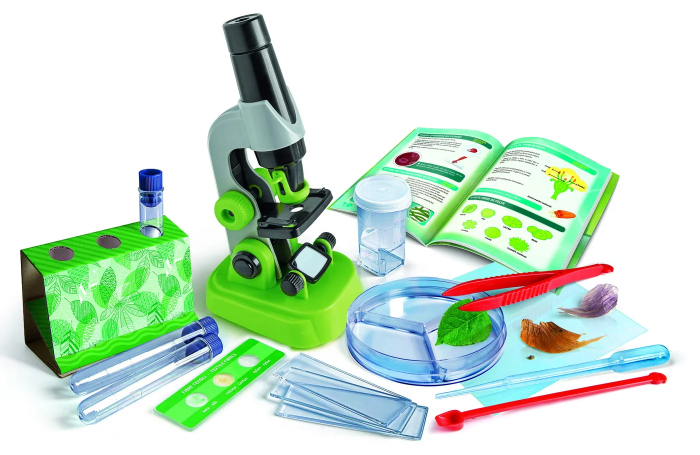 Primul Meu Microscop Clementoni, set educativ pentru copii, mărire 150x, 6 ani+ [5]