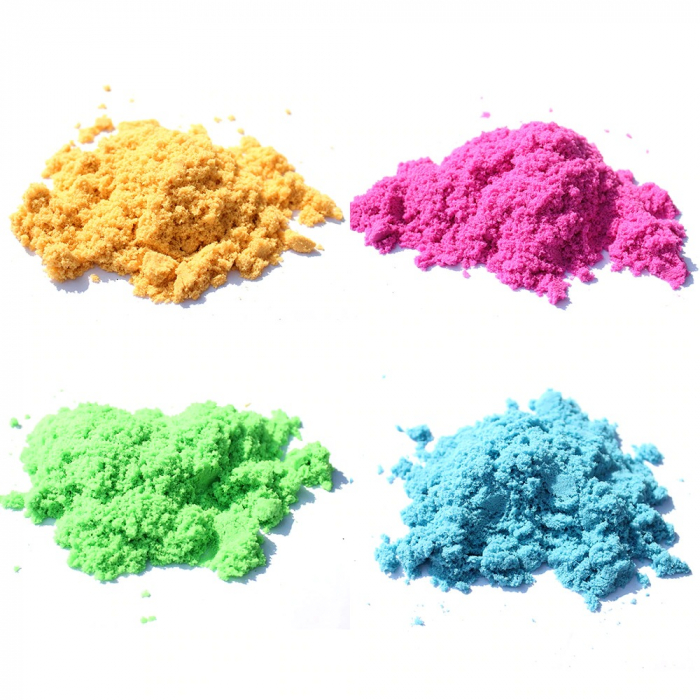 Rezerva Nisip Kinetic, colorat, culoare aleatorie, in punga, 500g [4]
