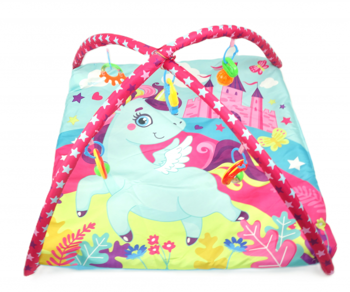 Salteluță de joacă Unicorn - centru de explorare pentru bebeluși [5]