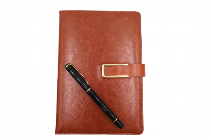Set cadou, agenda si pix, pentru barbati, 22 cm, rosu [1]