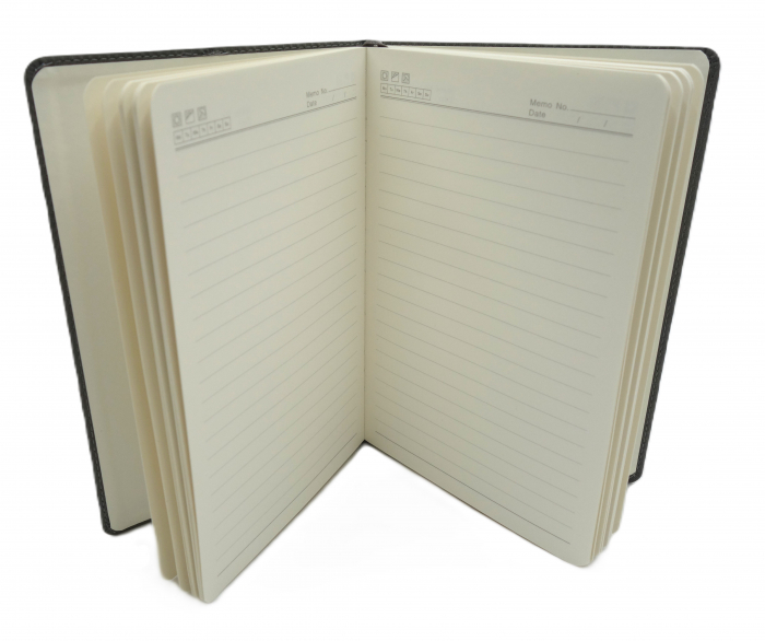 Set cadou, agenda si pix, pentru barbati, 22 cm, gri [3]