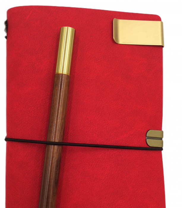 Set cadou, agenda si pix, pentru femei, 22 cm [4]