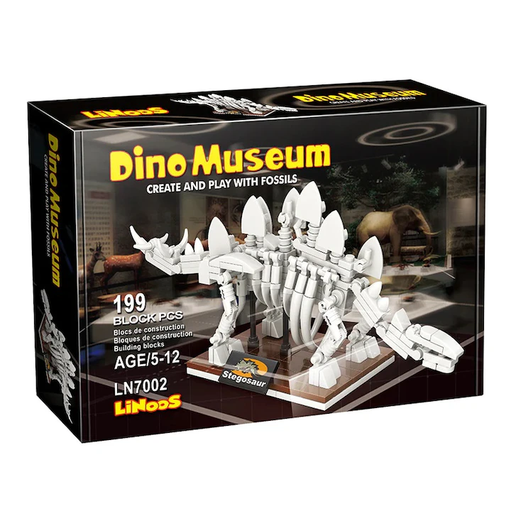 Set construcție schelet dinozaur,173 piese, Stegosaurus [3]
