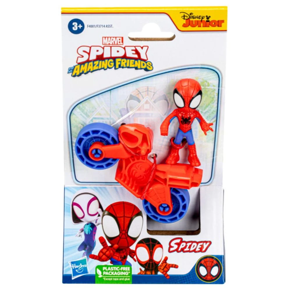 Set figurina cu motocicleta Spidey and His Amazing Friends, Spidey, aventura turbo [1]