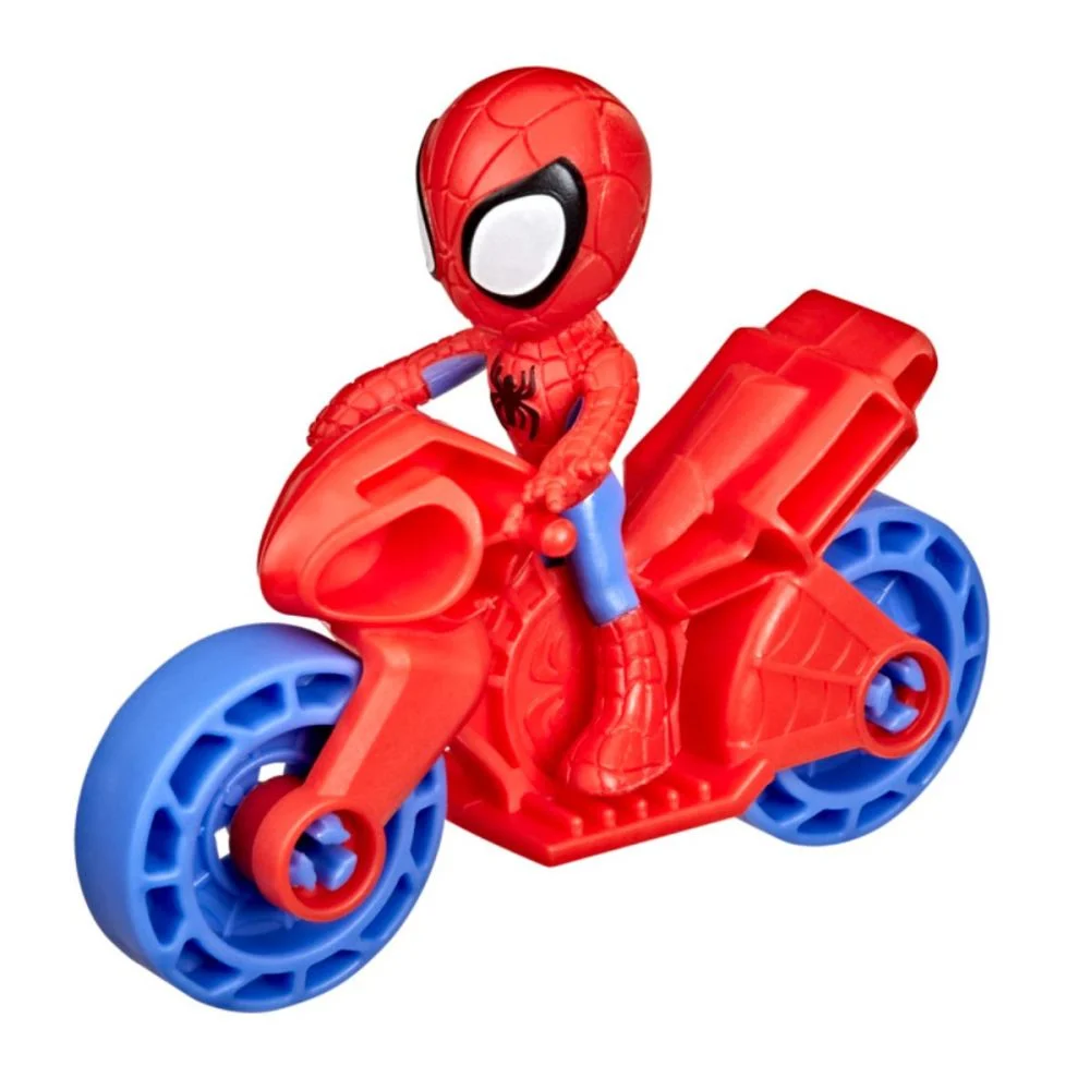 Set figurina cu motocicleta Spidey and His Amazing Friends, Spidey, aventura turbo [3]