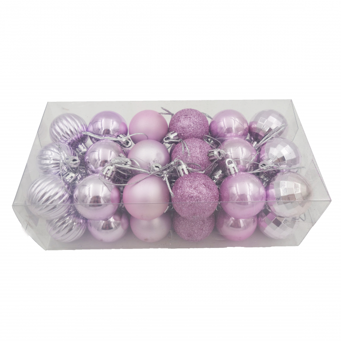 Set globuri mov deschis, 36 bucati [3]