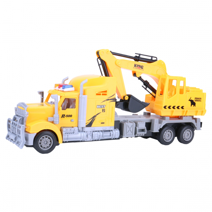 Set jucărie camion cu excavator, 38 cm [2]