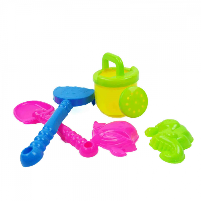 Set pentru plaja, galetuta, forme, lopata si grebla [5]